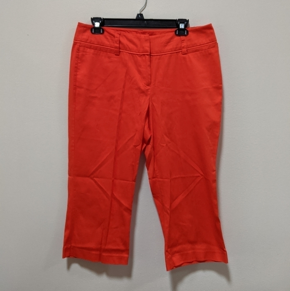 New Direction Women's Petite Orange Capris Size 12P